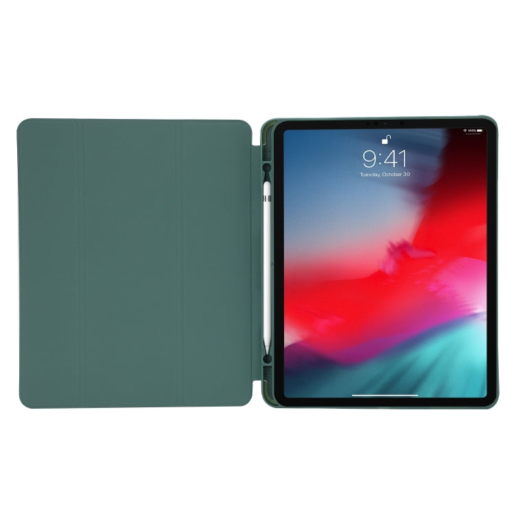 Skin Feel Tri-fold Leather Tablet Case with Pen Slot, For iPad Air 11 2025 / 2024����������������...