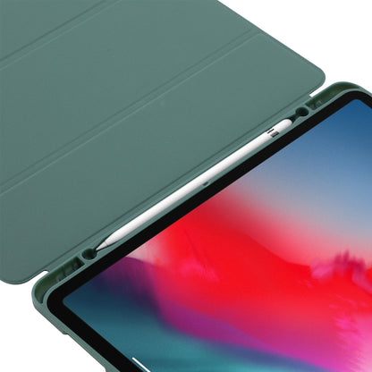 Skin Feel Tri-fold Leather Tablet Case with Pen Slot, For iPad Air 11 2025 / 2024����������������...
