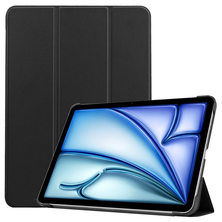 Custer Pure Color 3-Fold Holder Smart Leather Tablet Case, For iPad Air 13 2024 / 2025�����������...