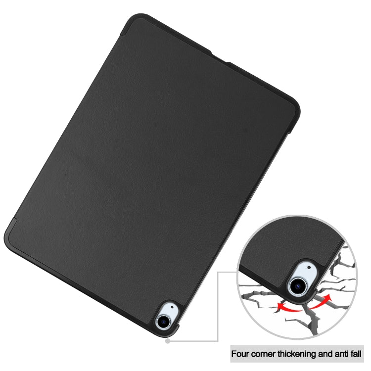 Custer Pure Color 3-Fold Holder Smart Leather Tablet Case, For iPad Air 13 2024 / 2025�����������...