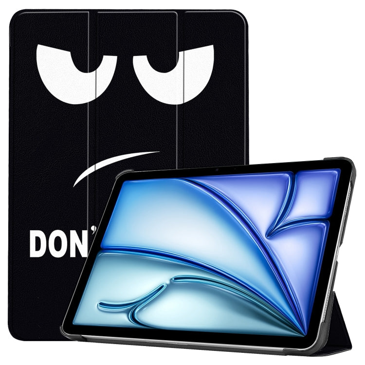 Custer Painted 3-Fold Holder Smart Leather Tablet Case, For iPad Air 13 2025 / 2024��������������...