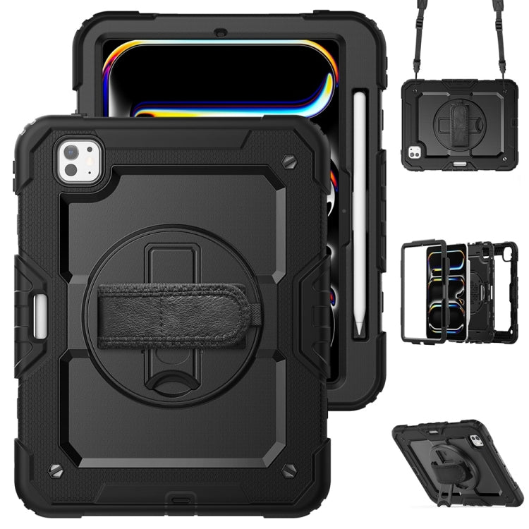 Silicone Hybrid PC Tablet Protective Case, For iPad Air 11 2024 / Air 11 2025��������������������...