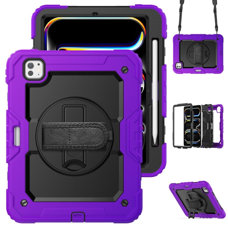 Silicone Hybrid PC Tablet Protective Case, For iPad Air 11 2024 / Air 11 2025��������������������...