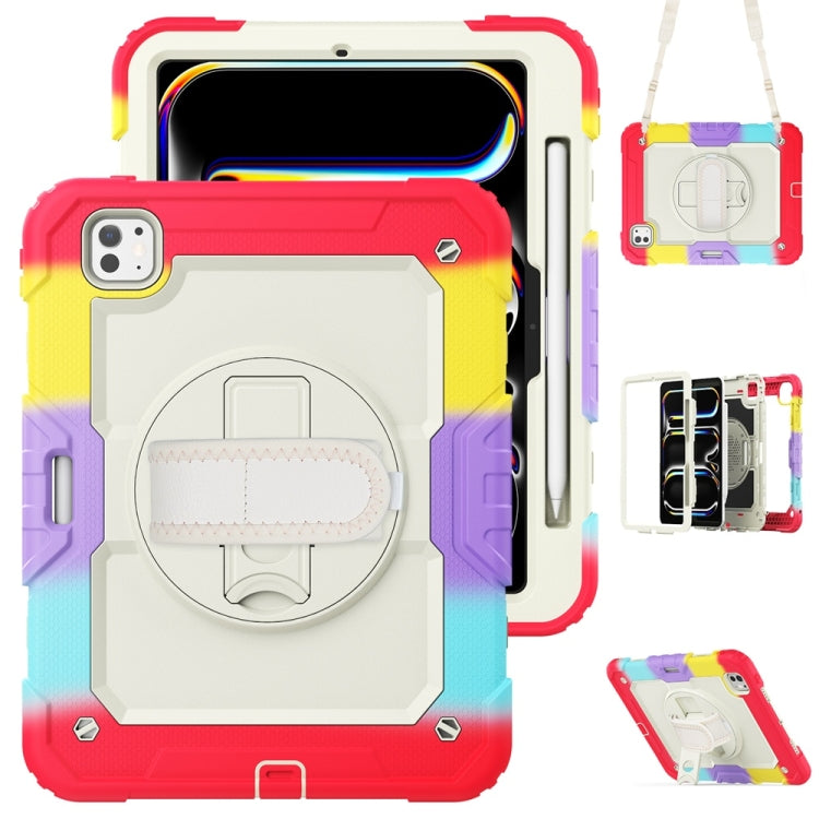 Silicone Hybrid PC Tablet Protective Case, For iPad Air 11 2024 / Air 11 2025��������������������...