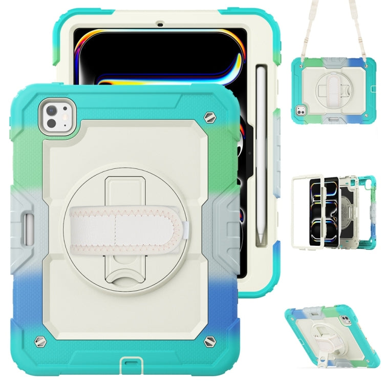 Silicone Hybrid PC Tablet Protective Case, For iPad Air 11 2024 / Air 11 2025��������������������...