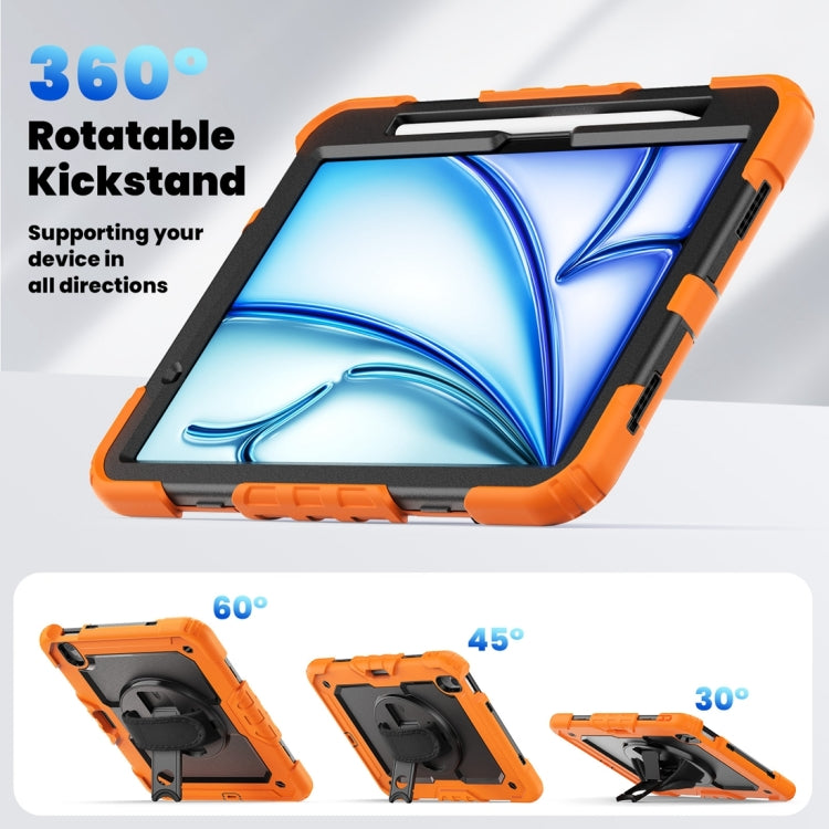 Silicone Hybrid PC Tablet Protective Case, For iPad Air 11 2024 / Air 11 2025��������������������...