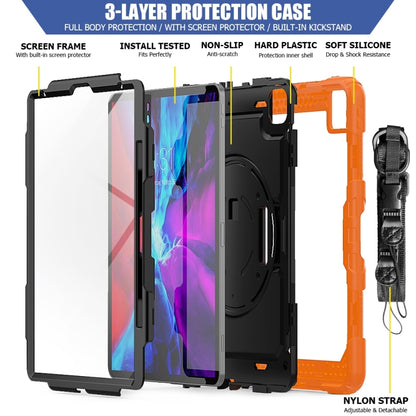 Lucky Wheel Grip Silicone Hybrid PC Tablet Case with Shoulder Strap