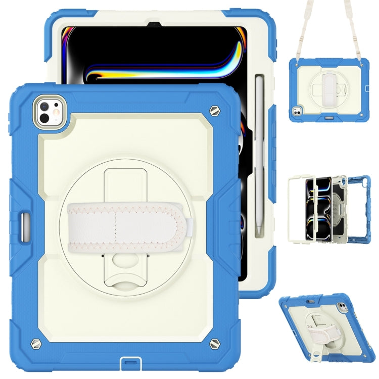 Lucky Wheel Grip Silicone Hybrid PC Tablet Case with Shoulder Strap