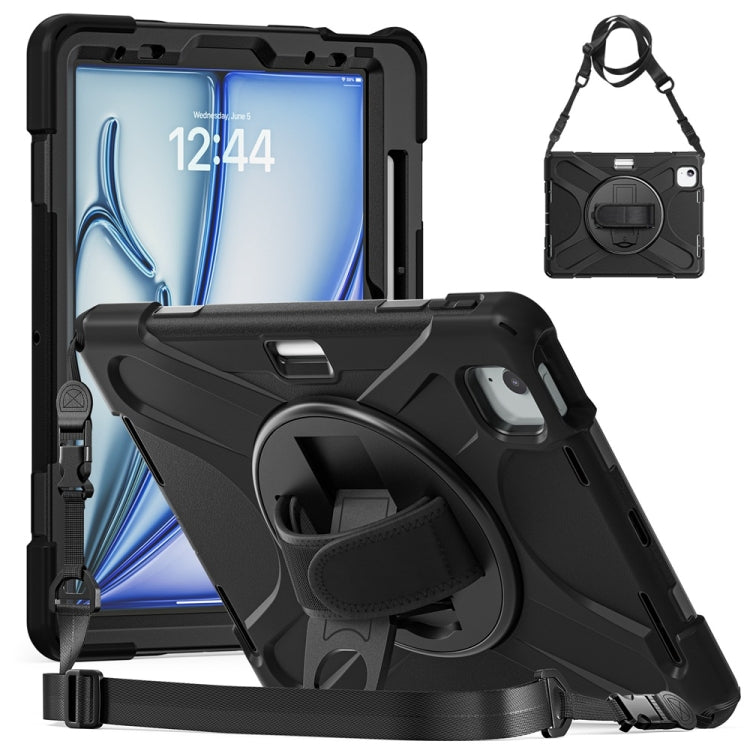 Rotatable Holder Silicone Hybrid PC Tablet Case with Shoulder Strap������������������������������...