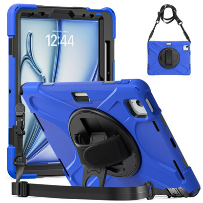 Rotatable Holder Silicone Hybrid PC Tablet Case with Shoulder Strap������������������������������...