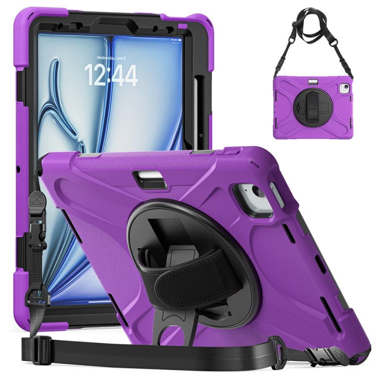 Rotatable Holder Silicone Hybrid PC Tablet Case with Shoulder Strap������������������������������...