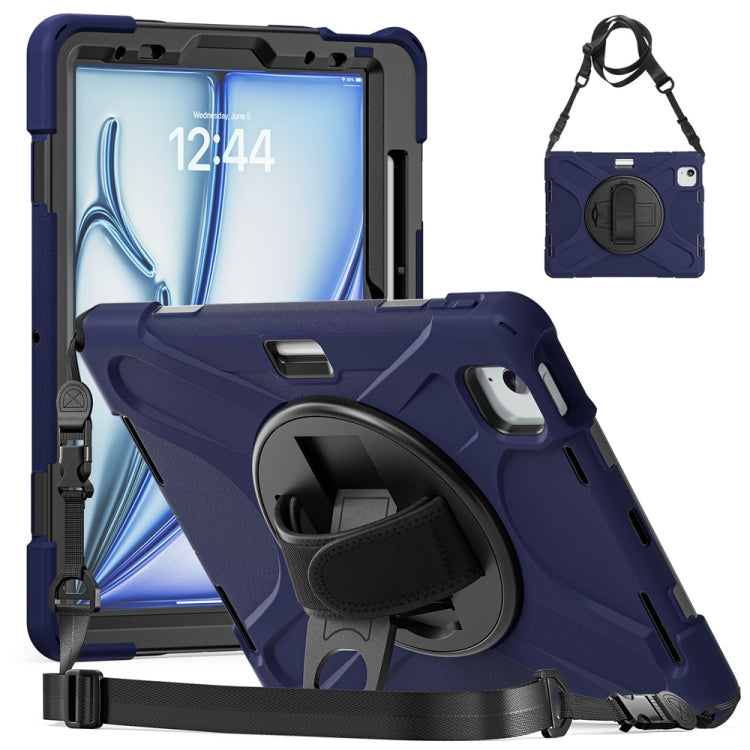 Rotatable Holder Silicone Hybrid PC Tablet Case with Shoulder Strap������������������������������...