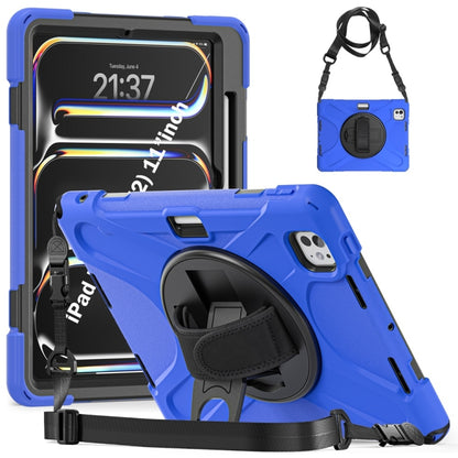 Rotatable Holder Silicone Hybrid PC Tablet Case with Shoulder Strap������������������������������...