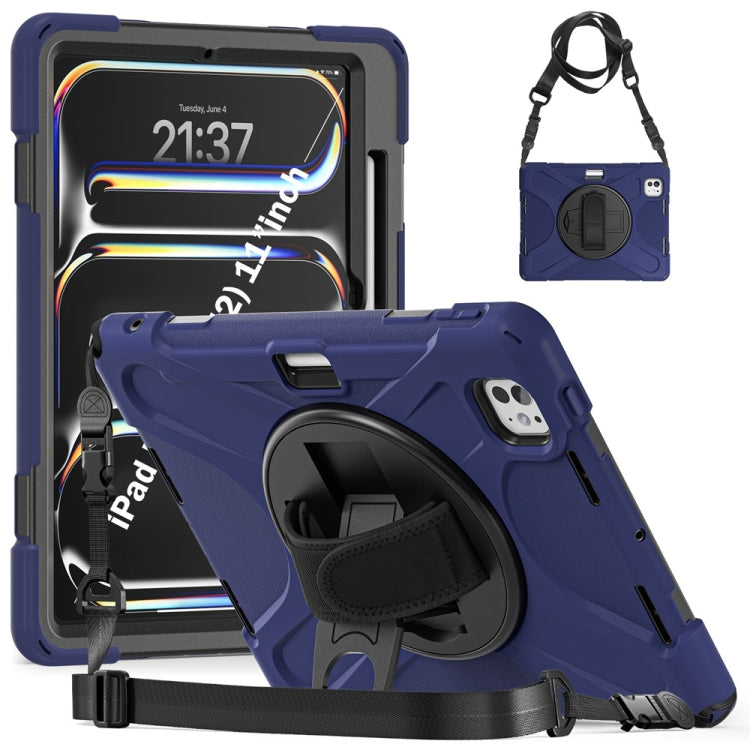 Rotatable Holder Silicone Hybrid PC Tablet Case with Shoulder Strap������������������������������...