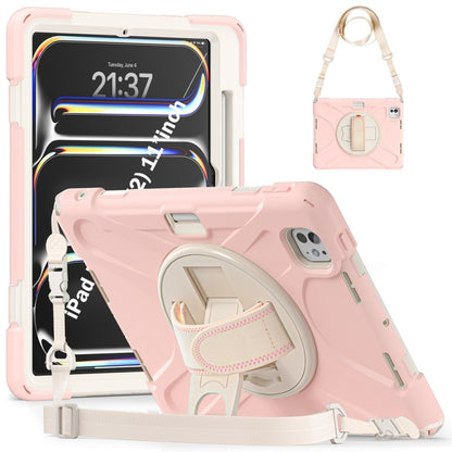 Rotatable Holder Silicone Hybrid PC Tablet Case with Shoulder Strap������������������������������...