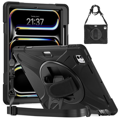 Rotatable Holder Silicone Hybrid PC Tablet Case with Shoulder Strap������������������������������...