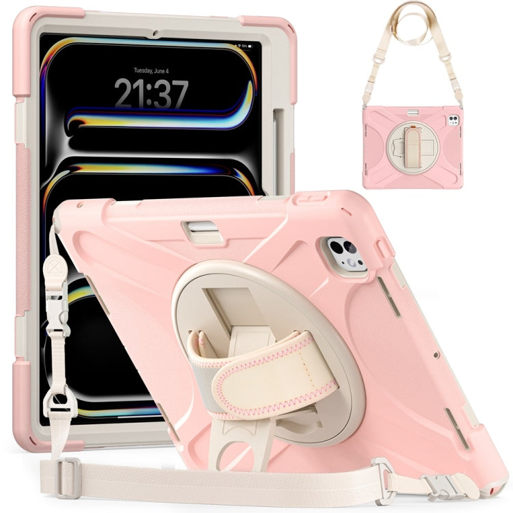 Rotatable Holder Silicone Hybrid PC Tablet Case with Shoulder Strap������������������������������...