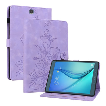 Lily Embossed Leather Tablet Case