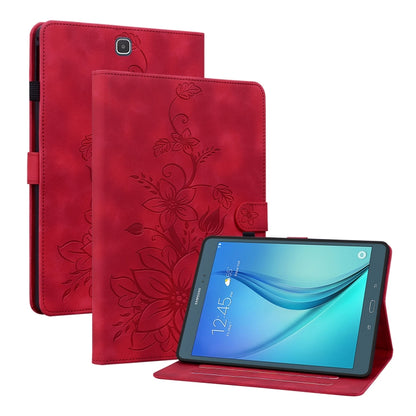 Lily Embossed Leather Tablet Case