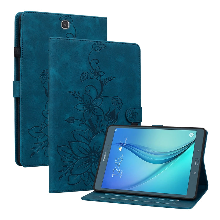 Lily Embossed Leather Tablet Case