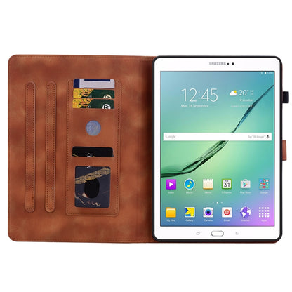Lily Embossed Leather Tablet Case