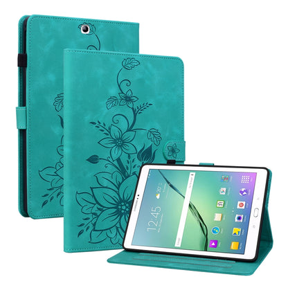 Lily Embossed Leather Tablet Case