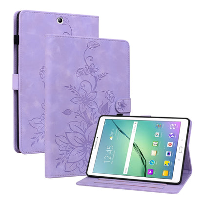 Lily Embossed Leather Tablet Case