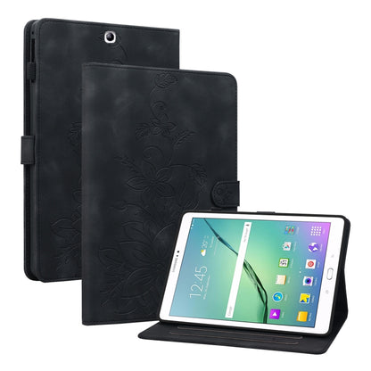 Lily Embossed Leather Tablet Case