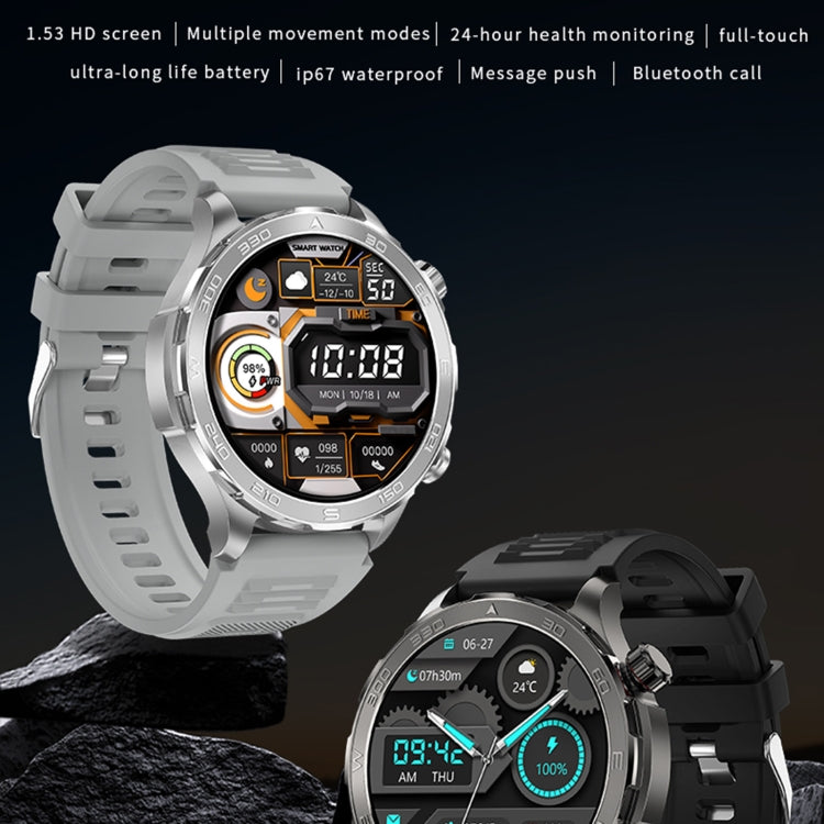 DK67 1.53 inch IP67 Fitness Sport Smart Watch