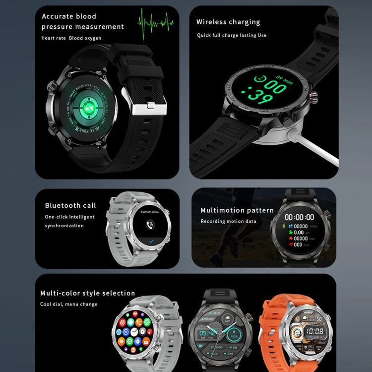 DK67 1.53 inch IP67 Fitness Sport Smart Watch