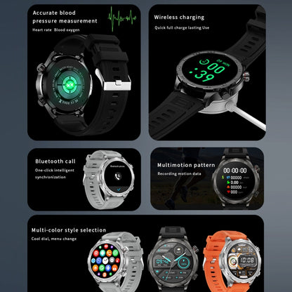 DK67 1.53 inch IP67 Fitness Sport Smart Watch