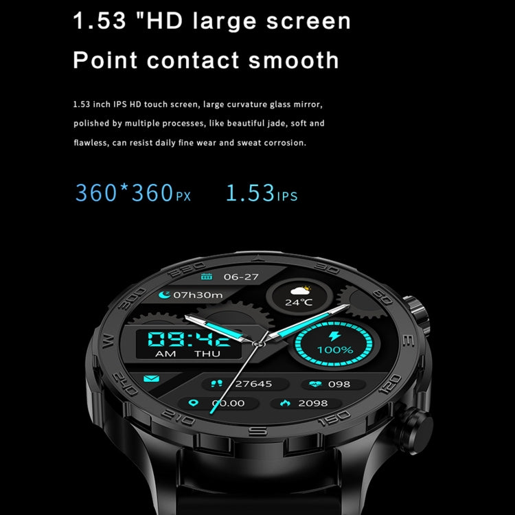 DK67 1.53 inch IP67 Fitness Sport Smart Watch