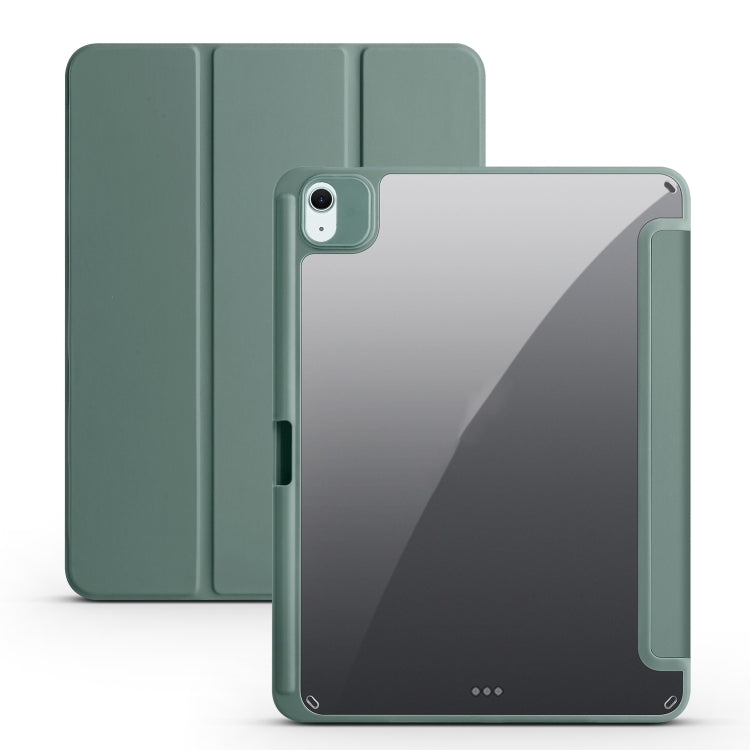 Acrylic 3-folding Smart Leather Tablet Case, For iPad Air 11 2024 / 2025, For iPad Pro 13 2024���...
