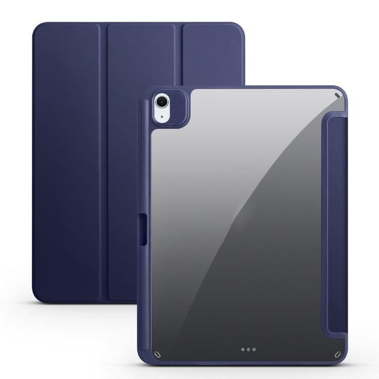 Acrylic 3-folding Smart Leather Tablet Case, For iPad Air 11 2024 / 2025, For iPad Pro 13 2024���...