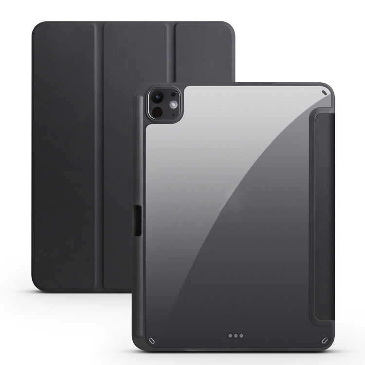 Acrylic 3-folding Smart Leather Tablet Case, For iPad Air 11 2024 / 2025, For iPad Pro 13 2024���...