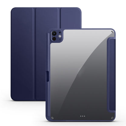 Acrylic 3-folding Smart Leather Tablet Case, For iPad Air 11 2024 / 2025, For iPad Pro 13 2024���...