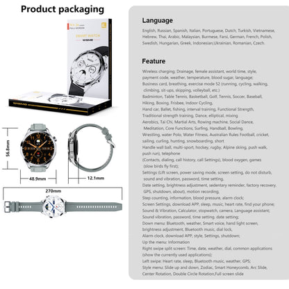 WS-26 1.52 inch IP67 Sport Smart Watch Support Bluetooth Call / Sleep / Blood Oxygen / Heart Rate...