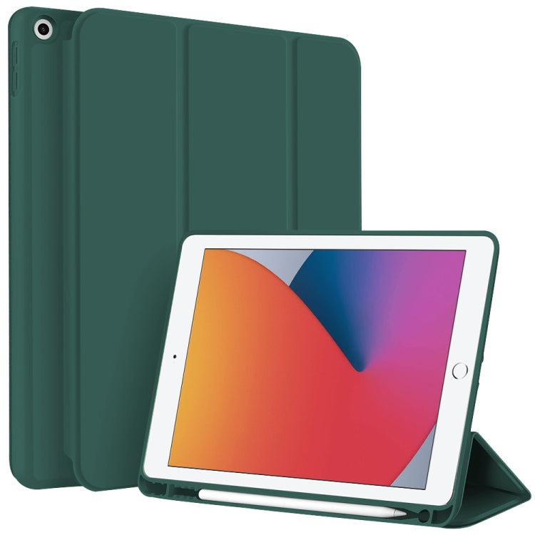 3-fold TPU Smart Leather Tablet Case with Pen Slot, For iPad 2025 / 2022�������������������������...