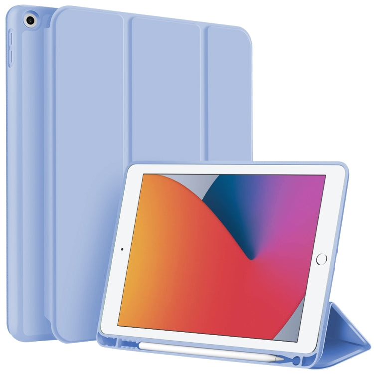 3-fold TPU Smart Leather Tablet Case with Pen Slot, For iPad 2025 / 2022�������������������������...