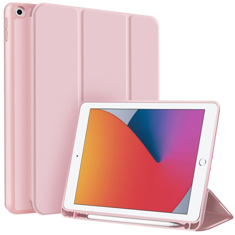 3-fold TPU Smart Leather Tablet Case with Pen Slot, For iPad 2025 / 2022�������������������������...