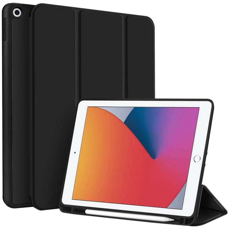3-fold TPU Smart Leather Tablet Case with Pen Slot, For iPad 2025 / 2022�������������������������...