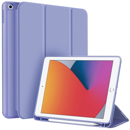 3-fold TPU Smart Leather Tablet Case with Pen Slot, For iPad 2025 / 2022�������������������������...
