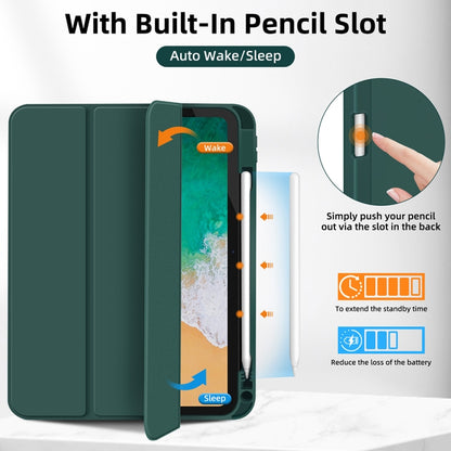 3-fold TPU Smart Leather Tablet Case with Pen Slot, For iPad 2025 / 2022�������������������������...