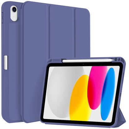 3-fold TPU Smart Leather Tablet Case with Pen Slot, For iPad 2025 / 2022�������������������������...