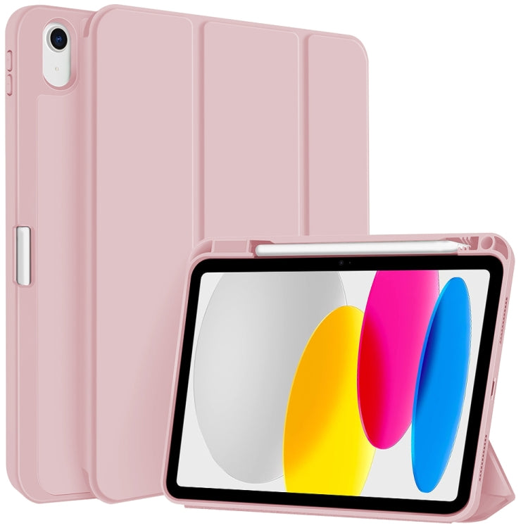 3-fold TPU Smart Leather Tablet Case with Pen Slot, For iPad 2025 / 2022�������������������������...