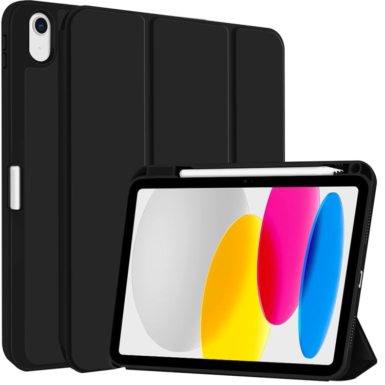3-fold TPU Smart Leather Tablet Case with Pen Slot, For iPad 2025 / 2022�������������������������...