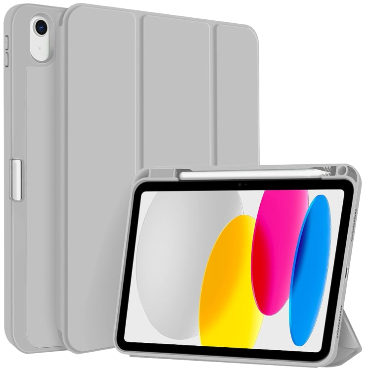 3-fold TPU Smart Leather Tablet Case with Pen Slot, For iPad 2025 / 2022�������������������������...