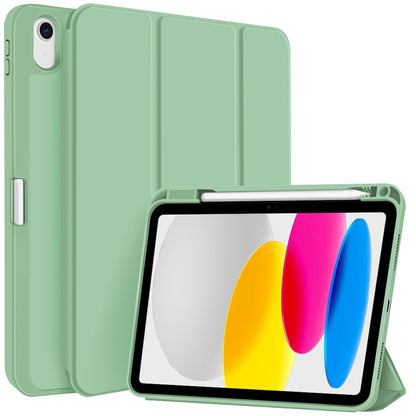 3-fold TPU Smart Leather Tablet Case with Pen Slot, For iPad 2025 / 2022�������������������������...