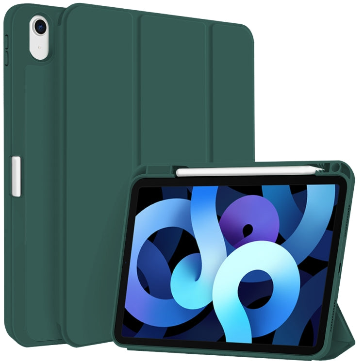 3-fold TPU Smart Leather Tablet Case with Pen Slot, For iPad 2025 / 2022�������������������������...