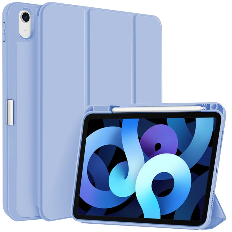 3-fold TPU Smart Leather Tablet Case with Pen Slot, For iPad 2025 / 2022�������������������������...